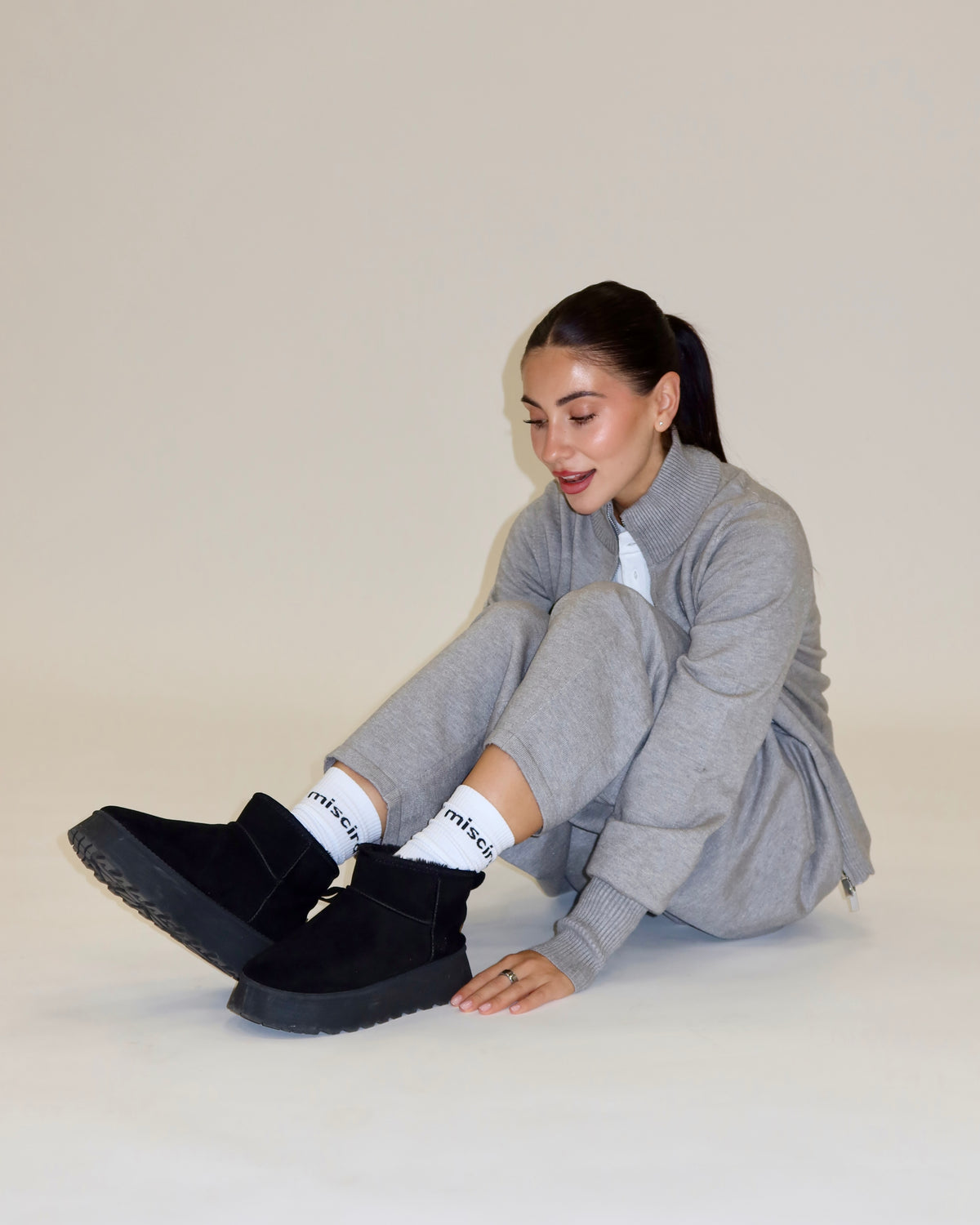 Botas Pelo - MISWINTER - Negro