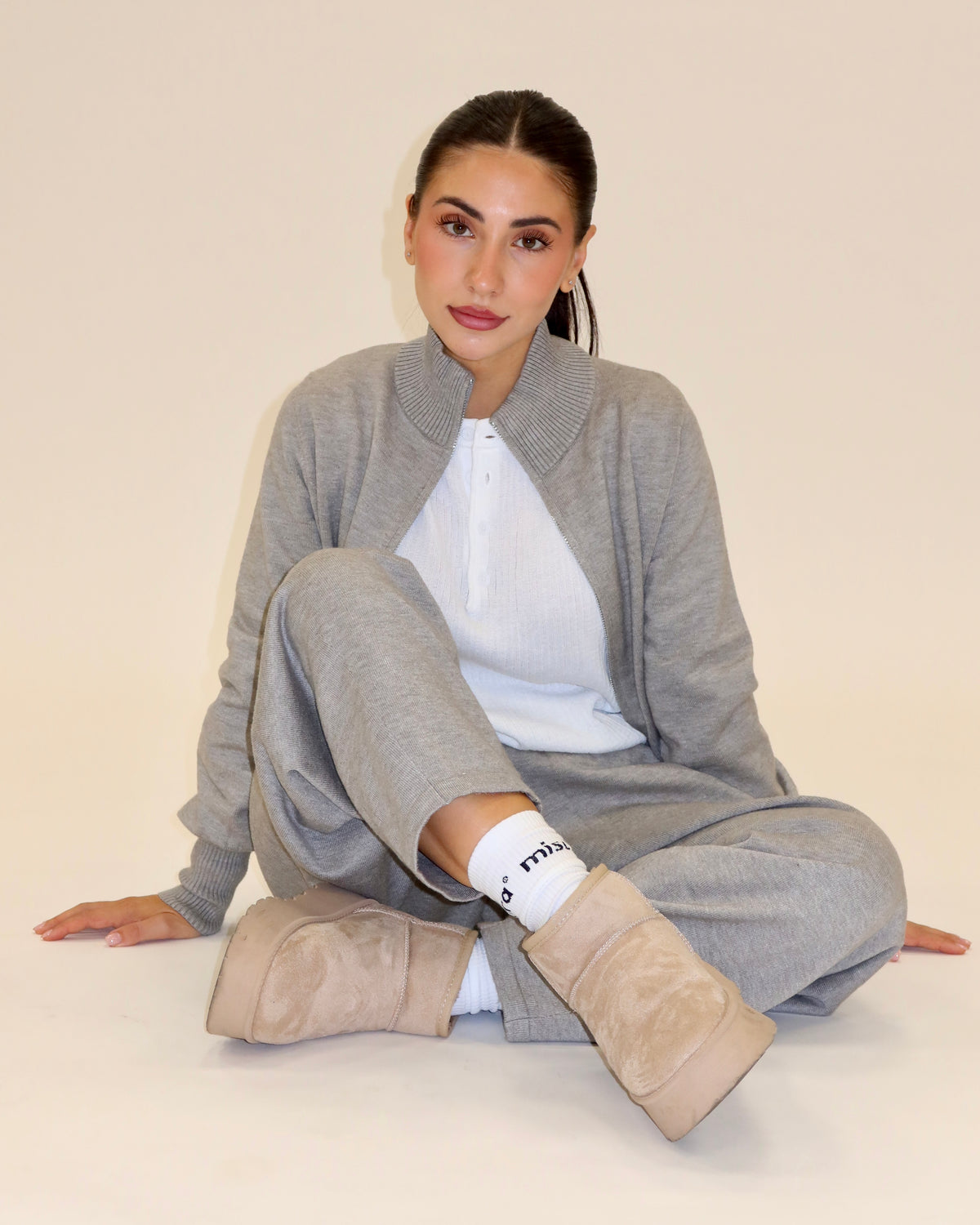 Botas Pelo - MISWINTER - Beige