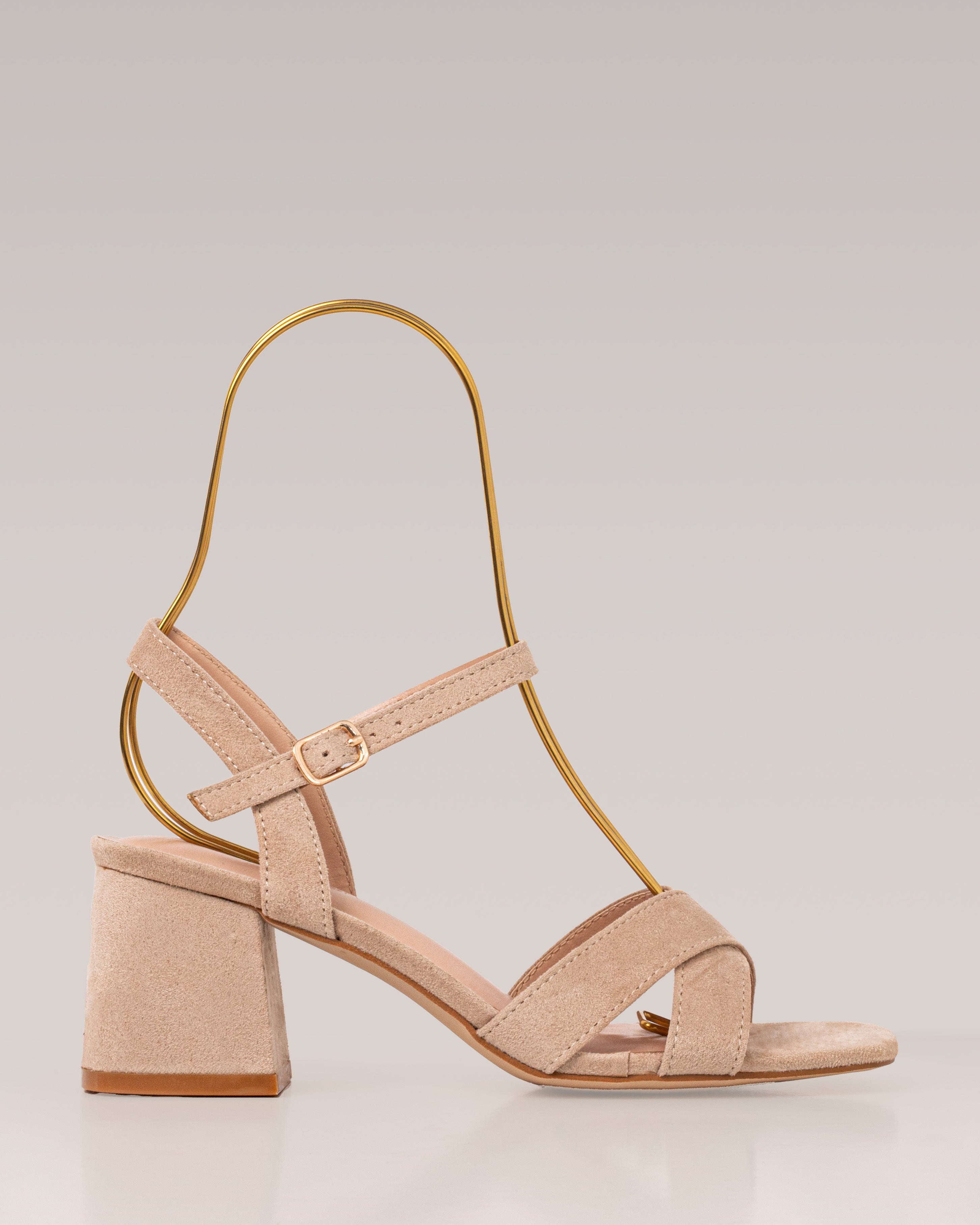 Sandalia de Tacón - AVEN - Beige