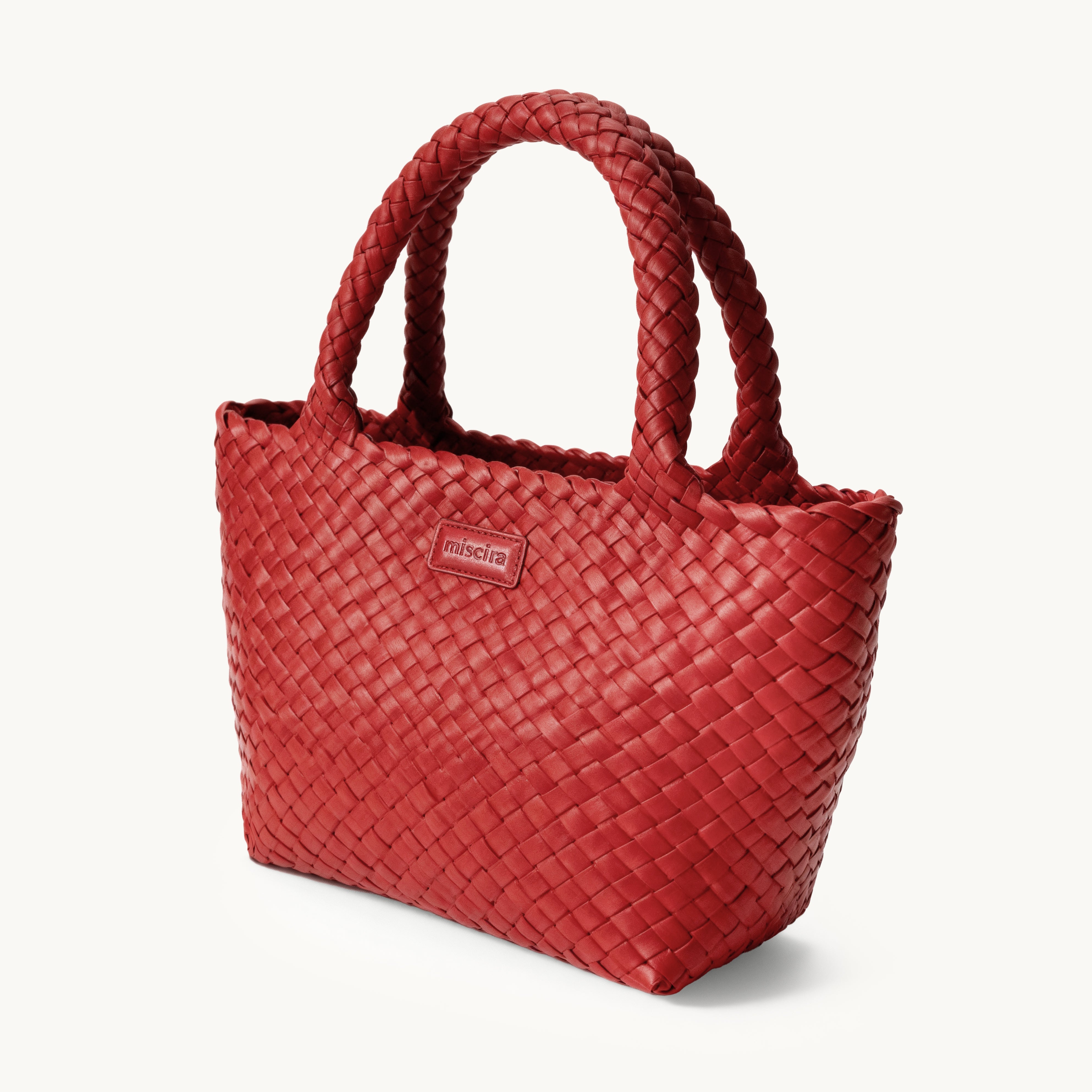 Bolso - BRAIDED TALL- Rojo