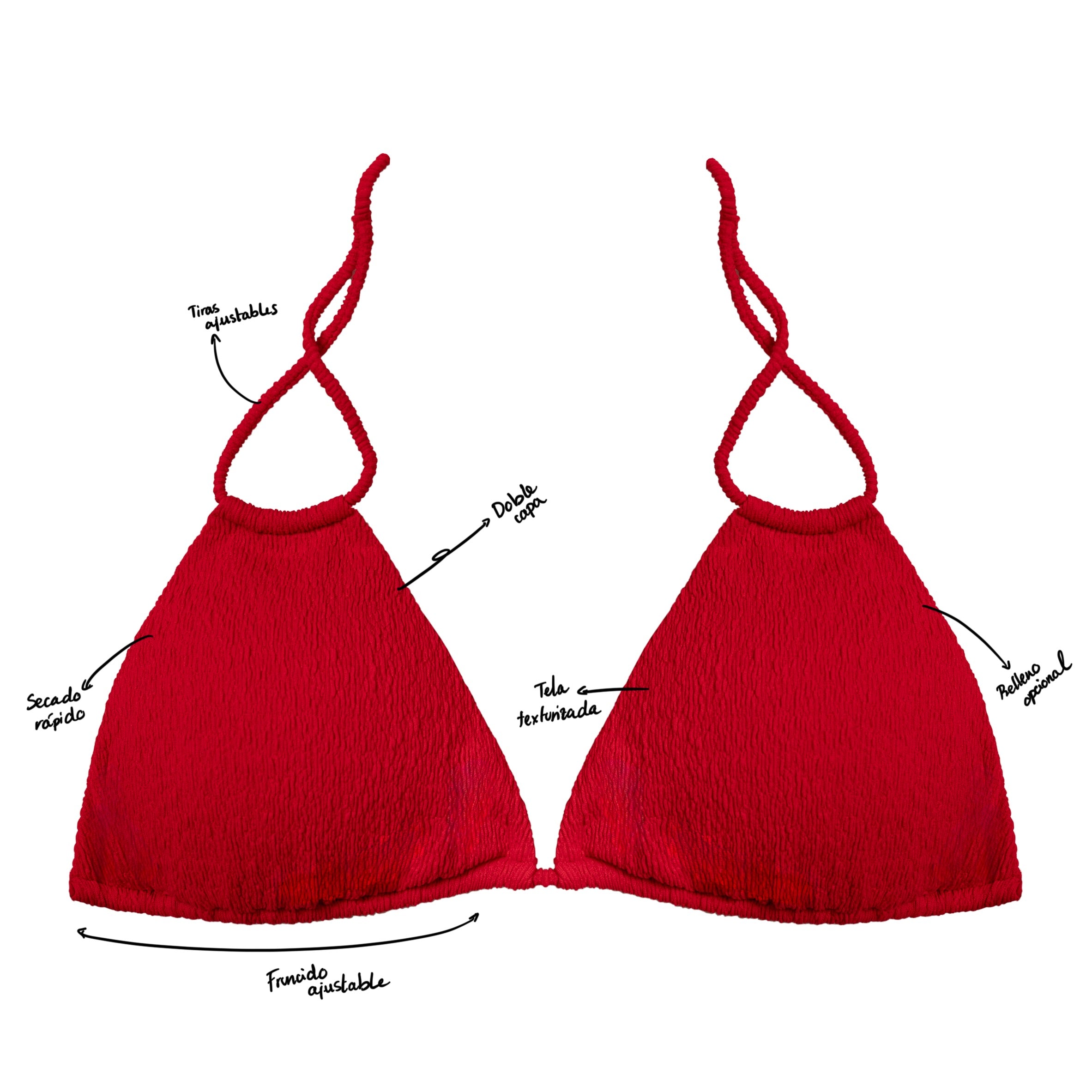 TOP Bikini - Ibiza - Rojo