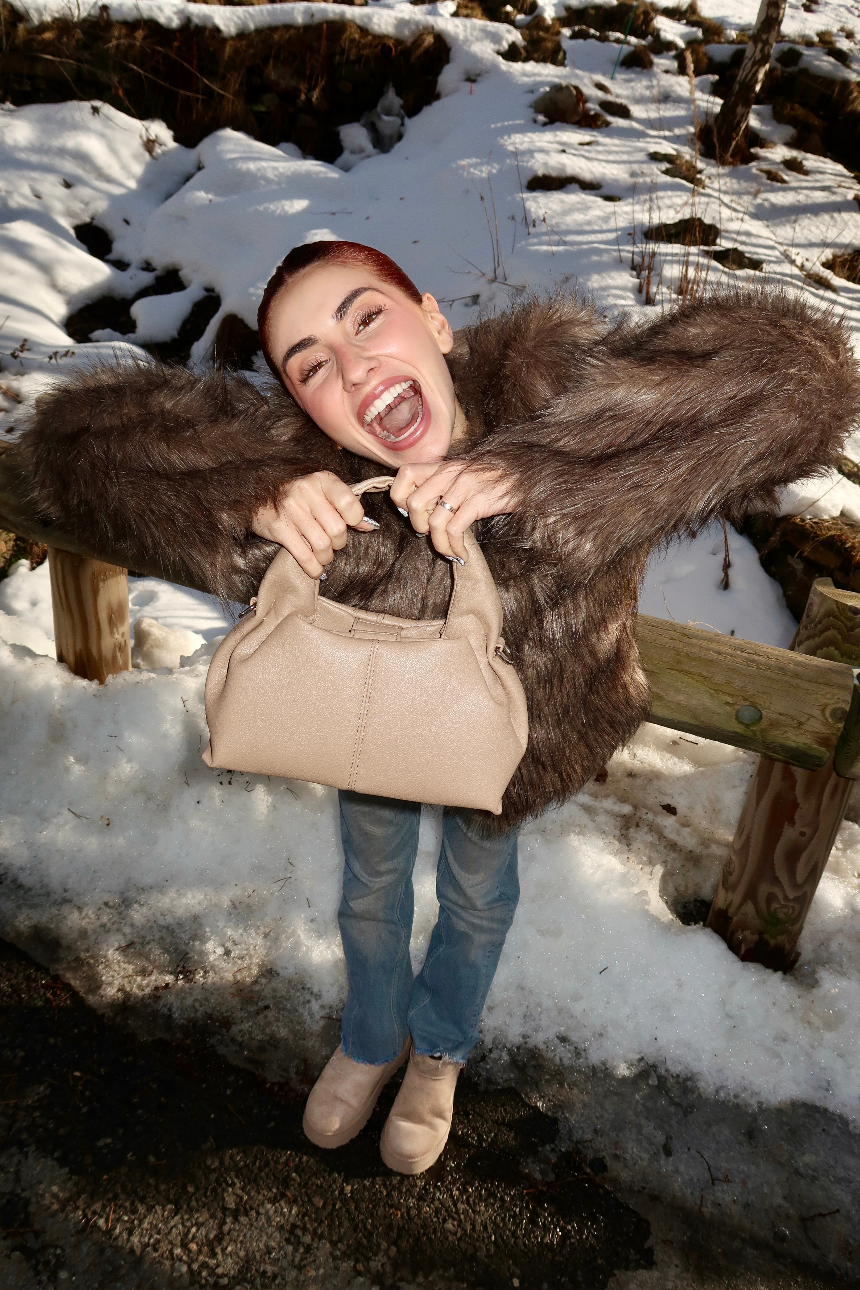 Bolso - MINI CREPÉ - Khaki