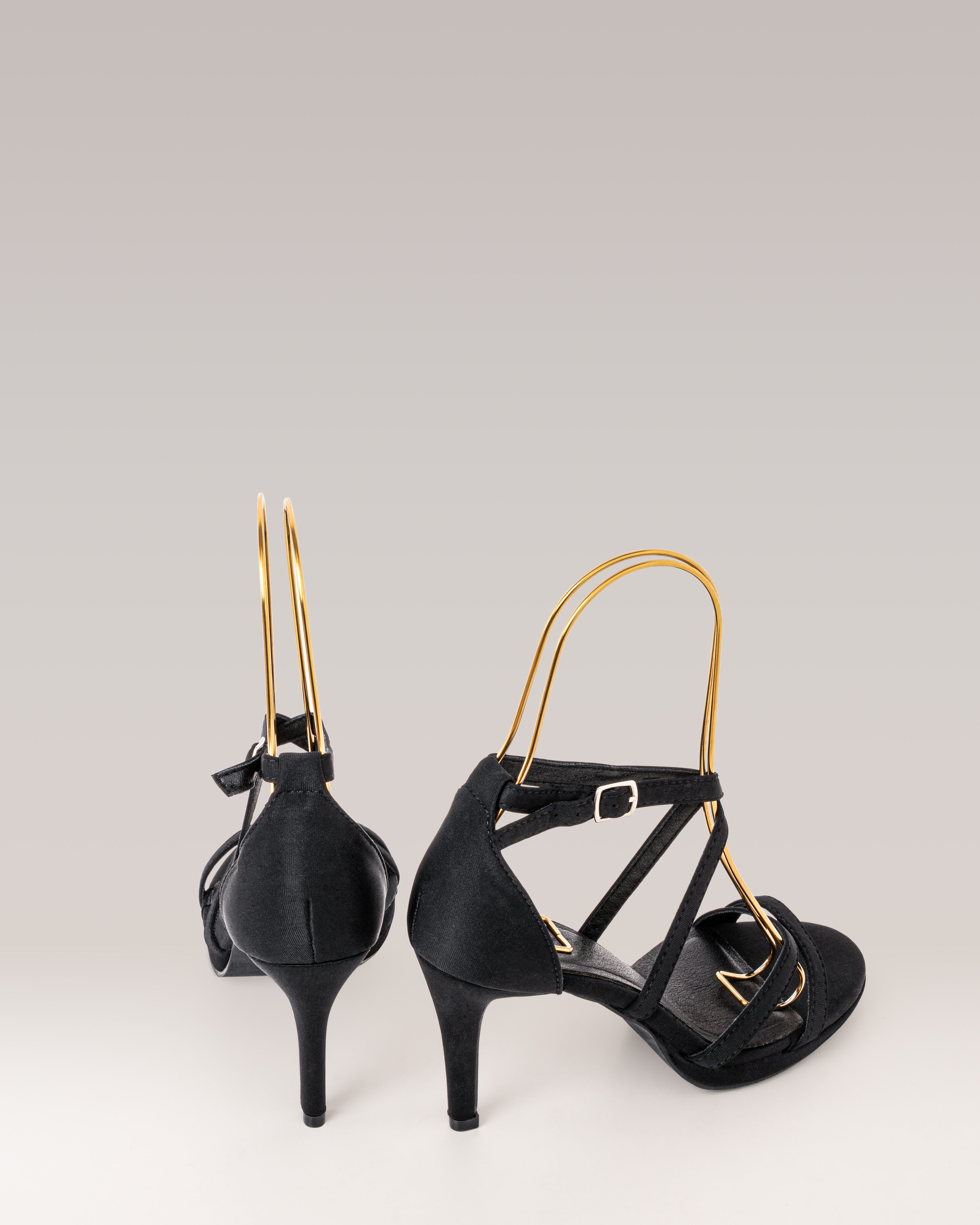 Sandalia de Tacón - ORIA - Negro