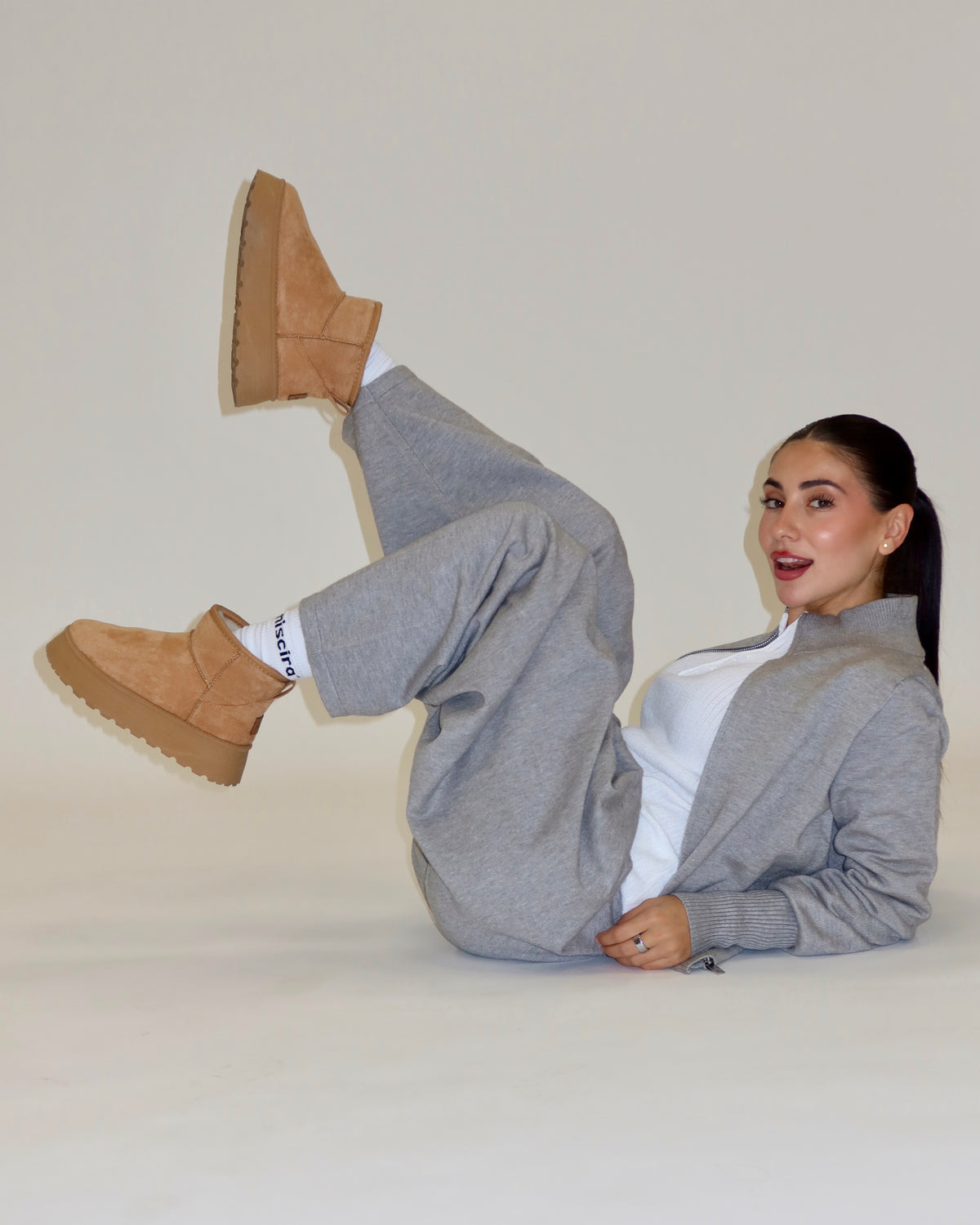 Botas Pelo - MISWINTER - Camel