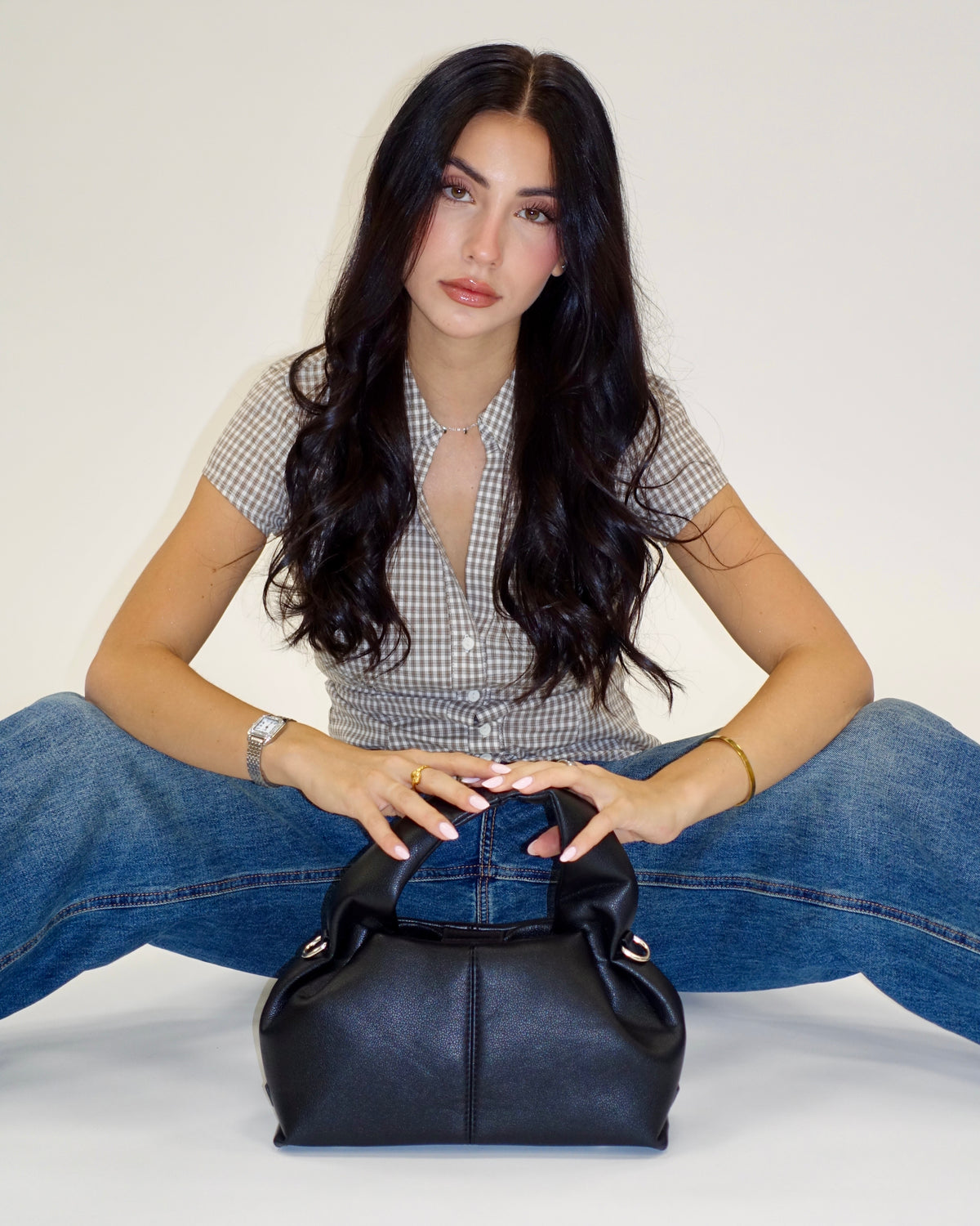 Bolso - MINI CREPÉ - Negro