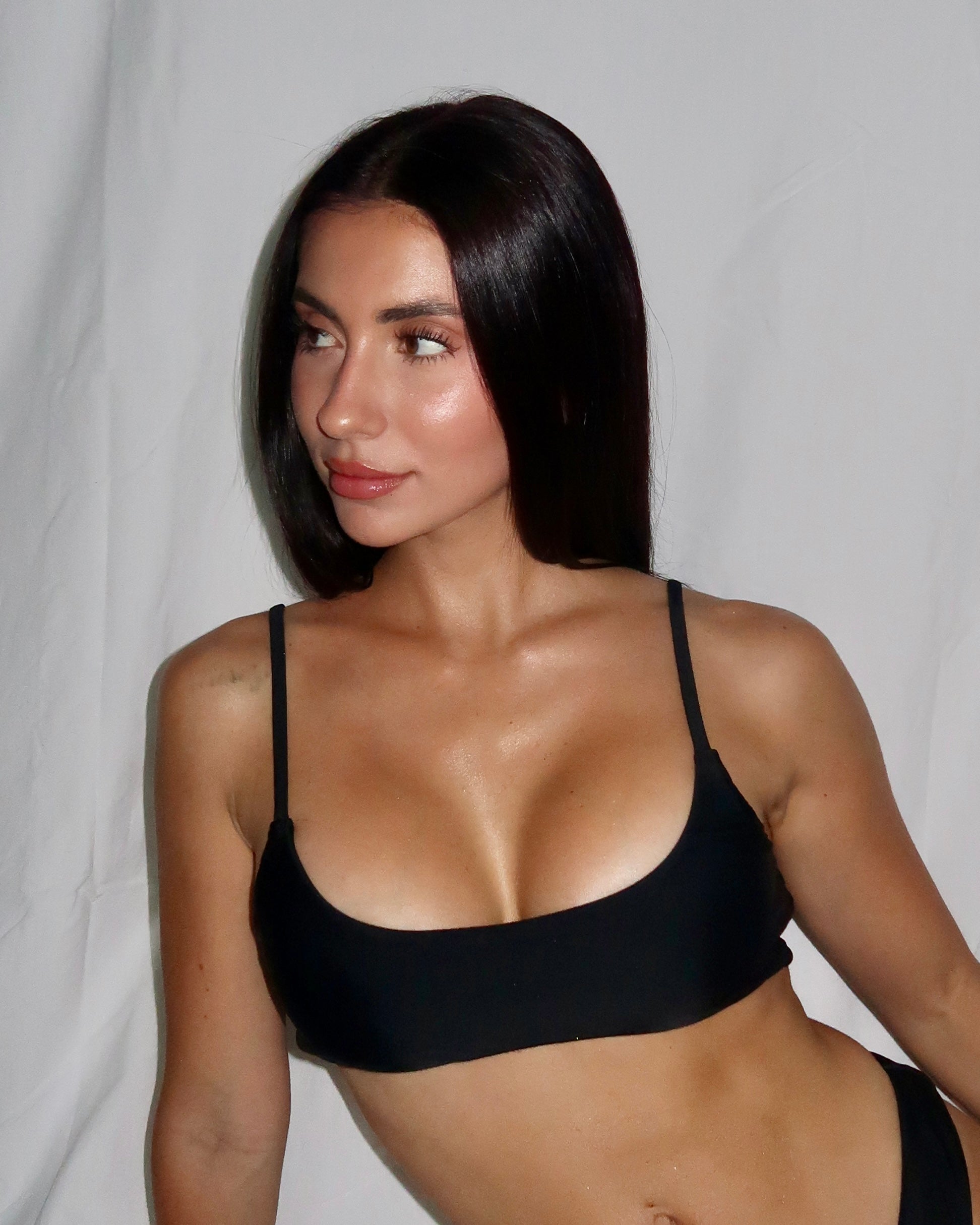TOP Bikini - Santorini - Negro