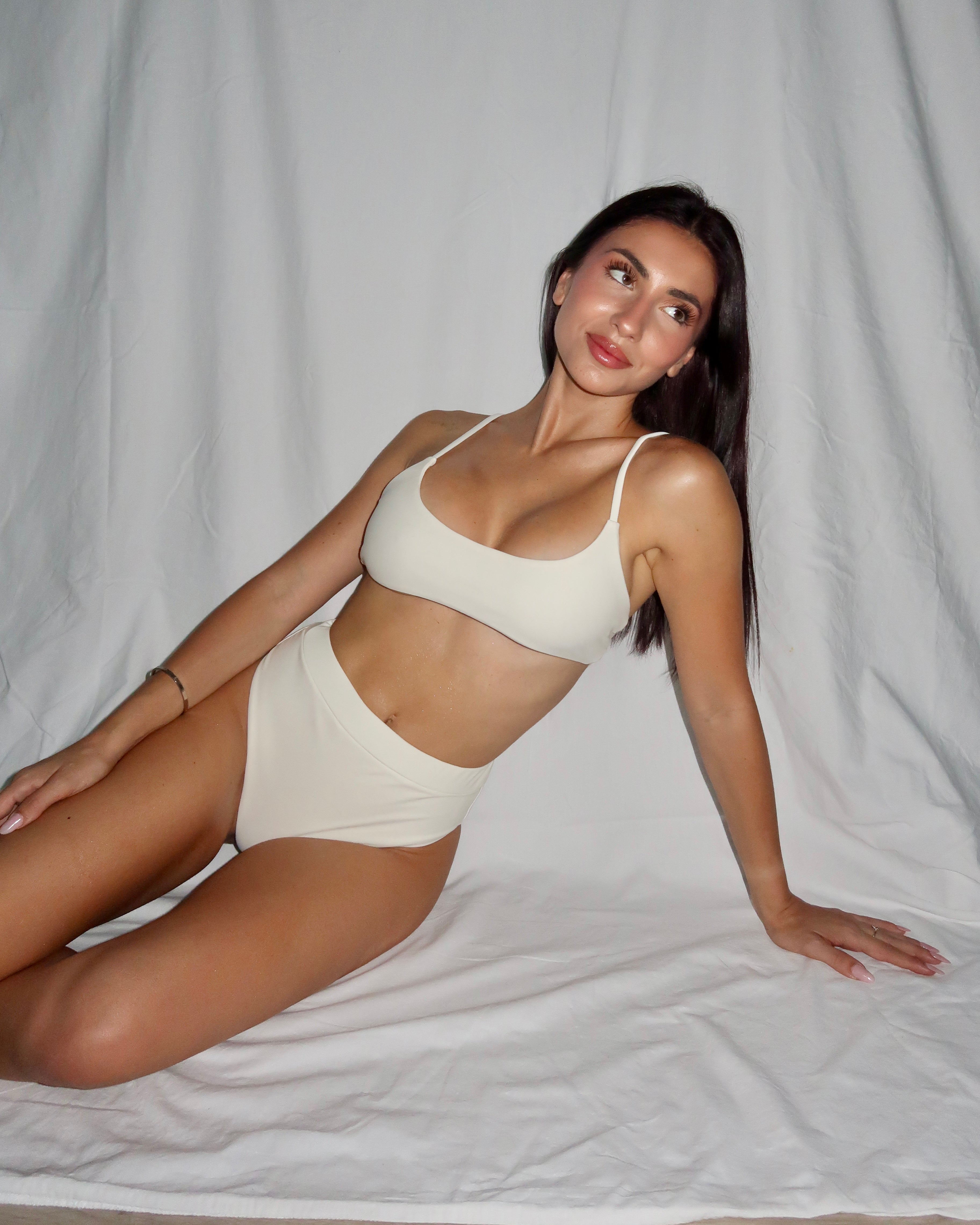 TOP Bikini - Santorini - Blanco Roto