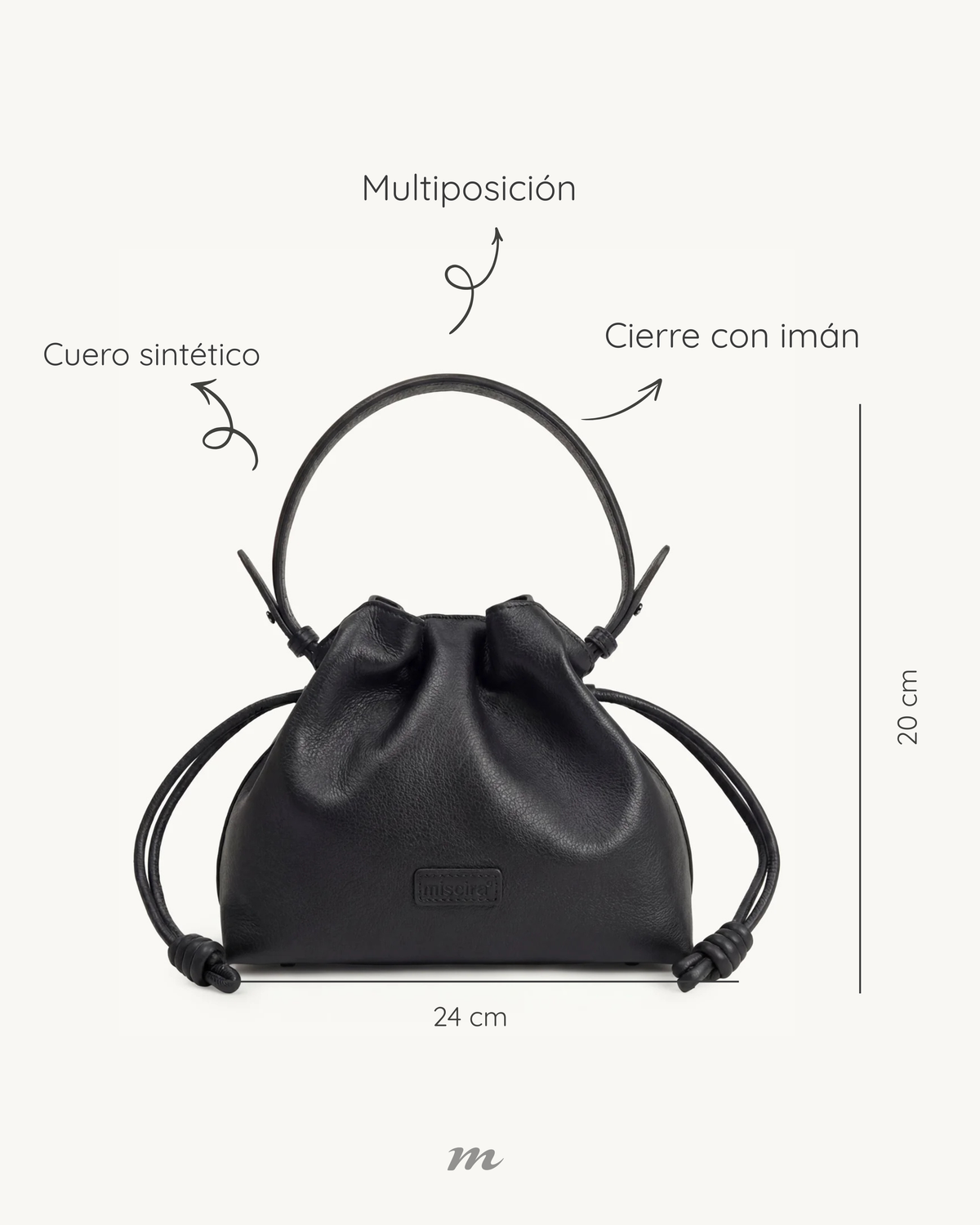 Bolso - SAQUET - Negro