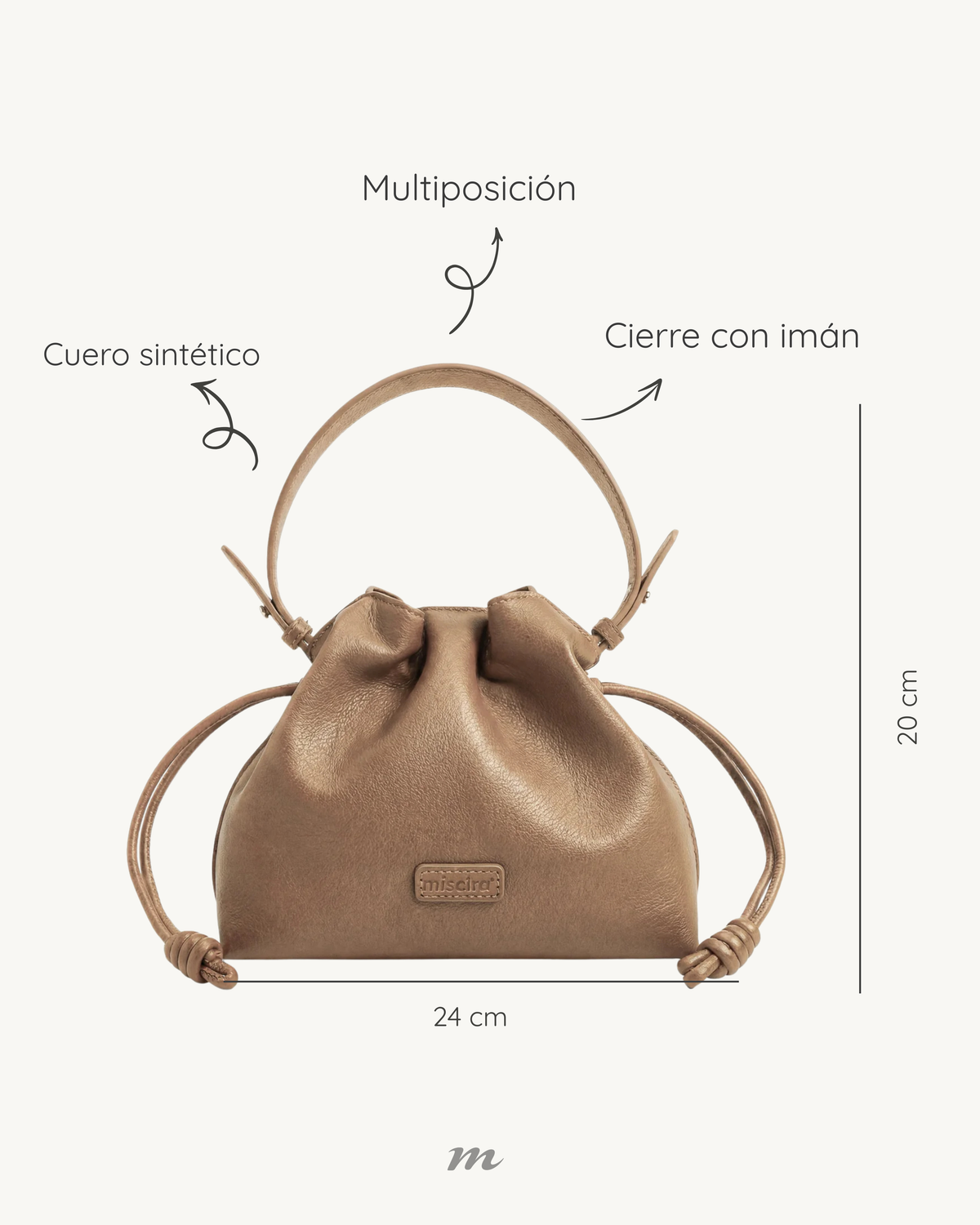 Bolso - SAQUET - Beige