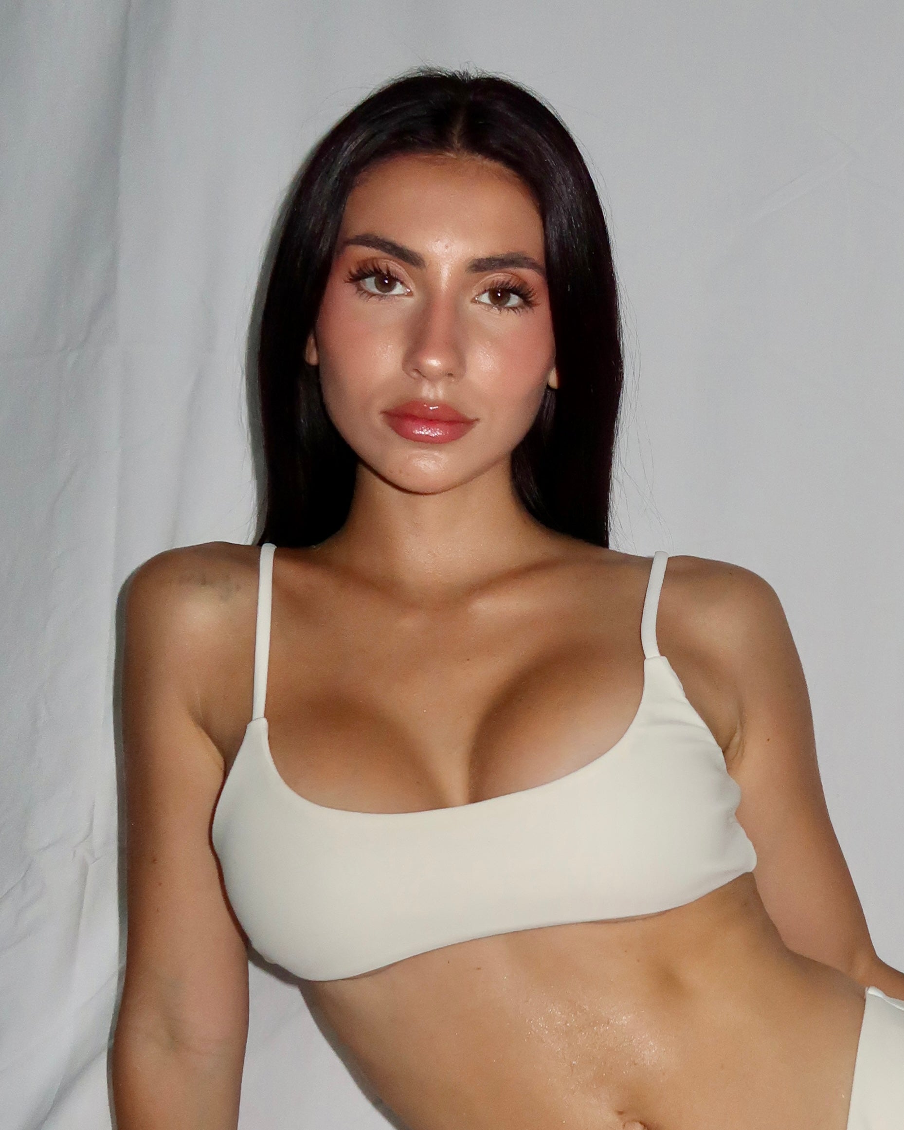 TOP Bikini - Santorini - Blanco Roto