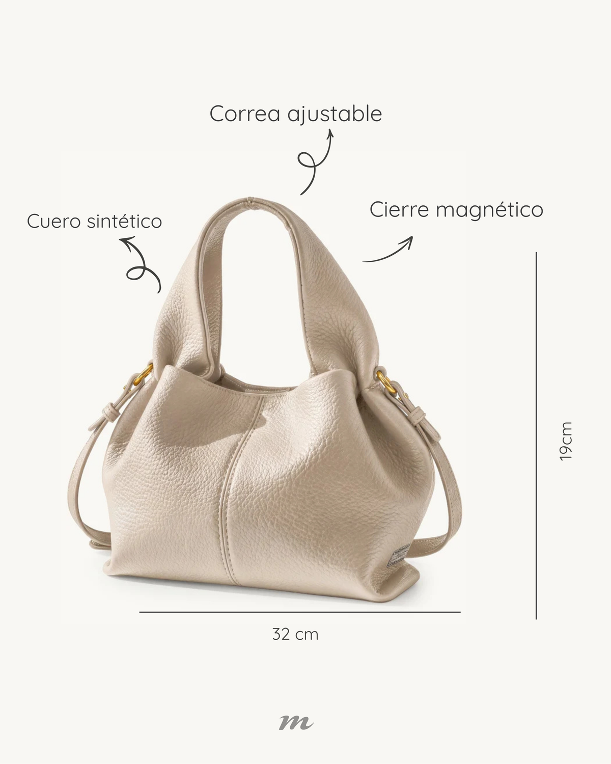 Bolso - CREPÉ - Beige