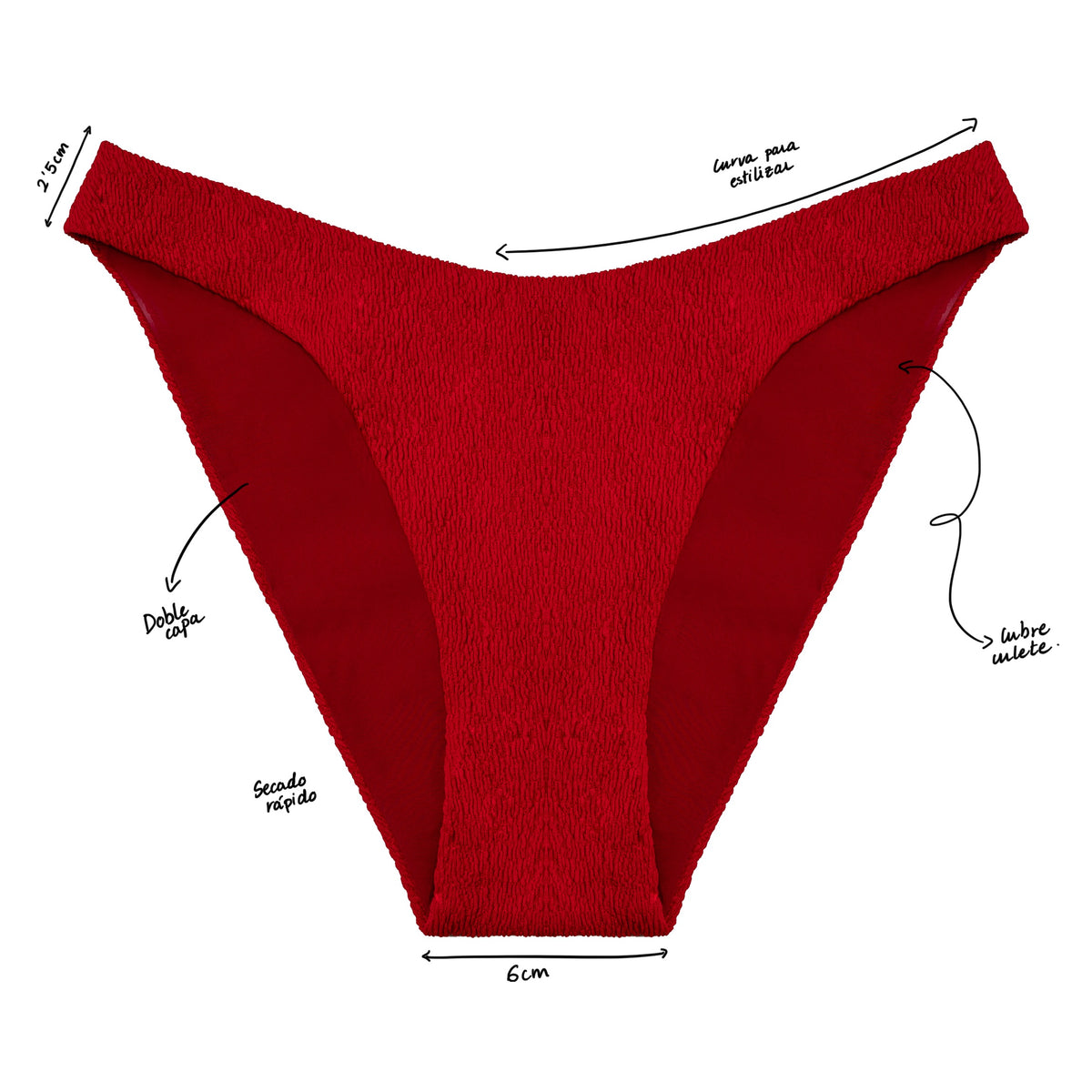 BRAGUITA Bikini - Santorini - Rojo