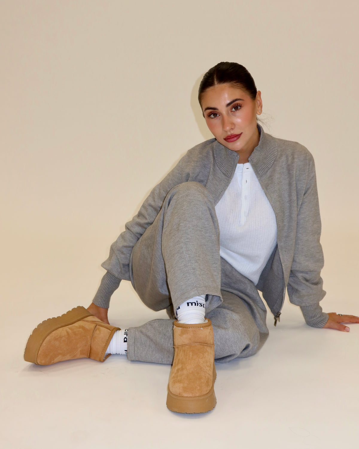Botas Pelo - MISWINTER - Camel