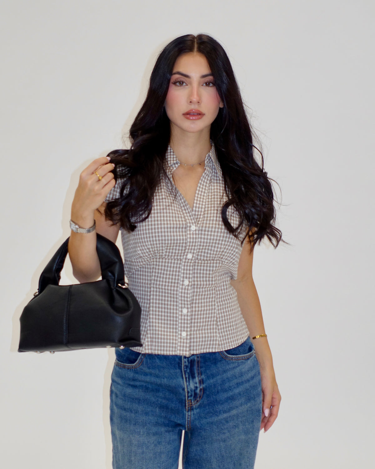 Bolso - MINI CREPÉ - Negro