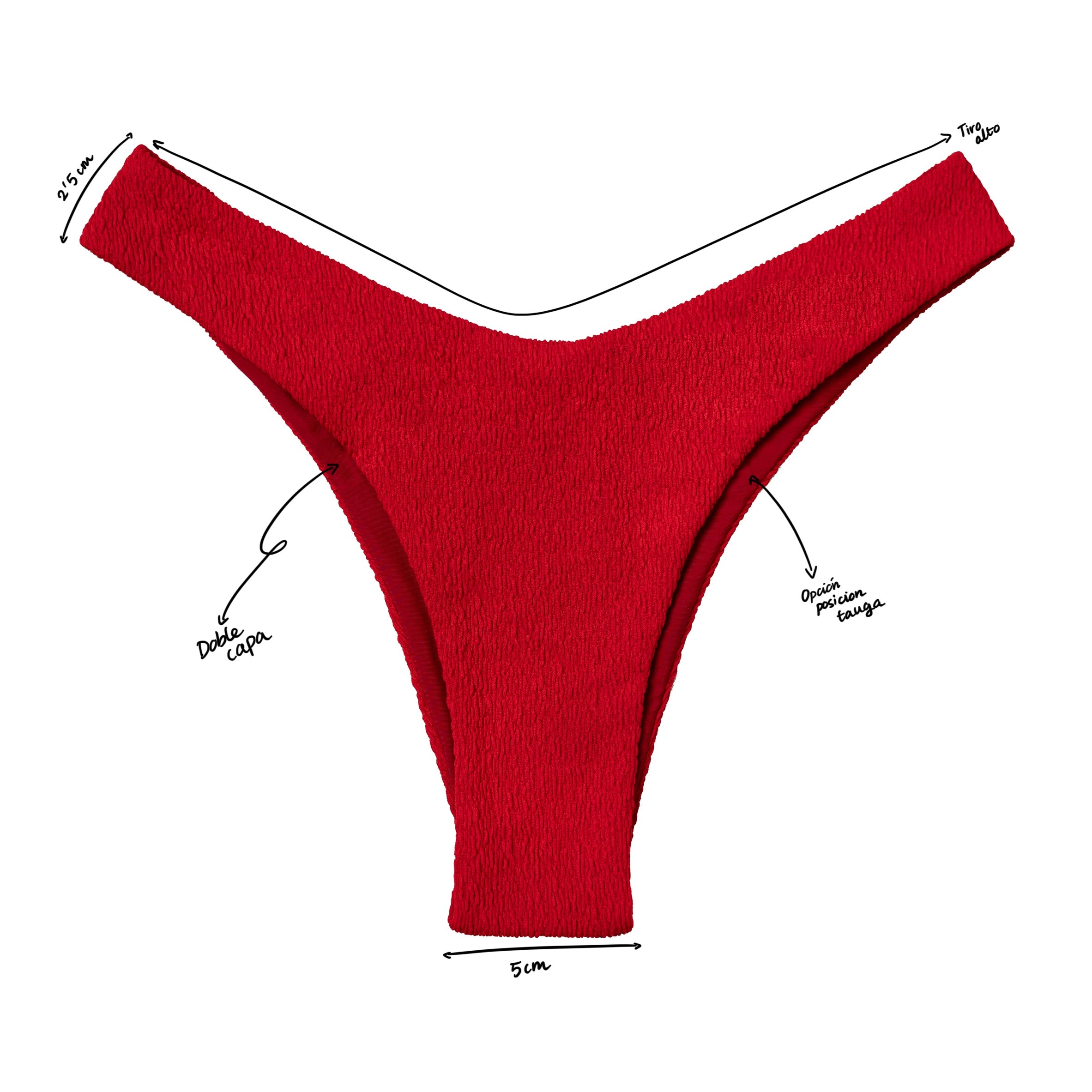 BRAGUITA Bikini - Tulum - Rojo