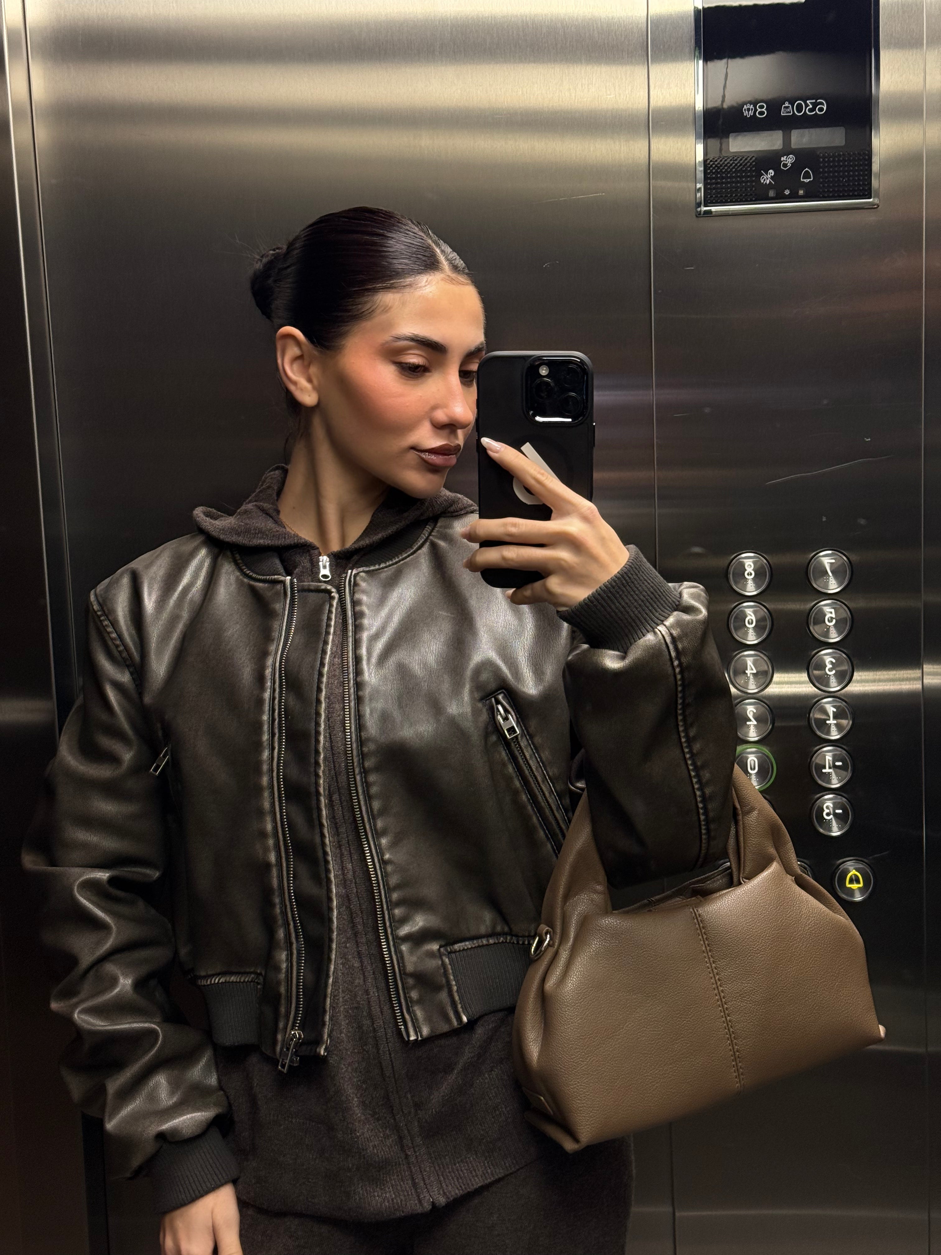 Bolso - CREPÉ - Marrón