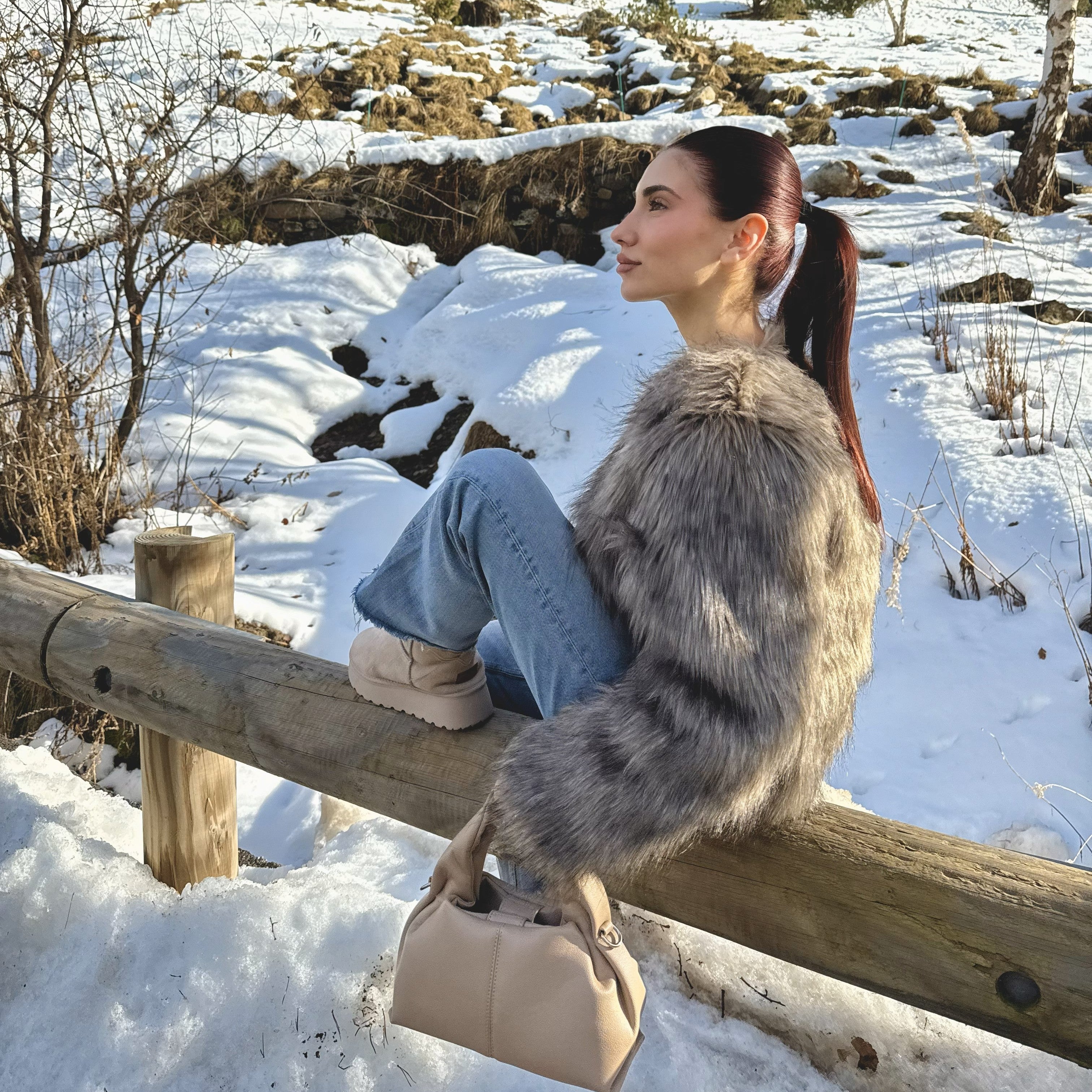Botas Pelo - MISWINTER - Beige