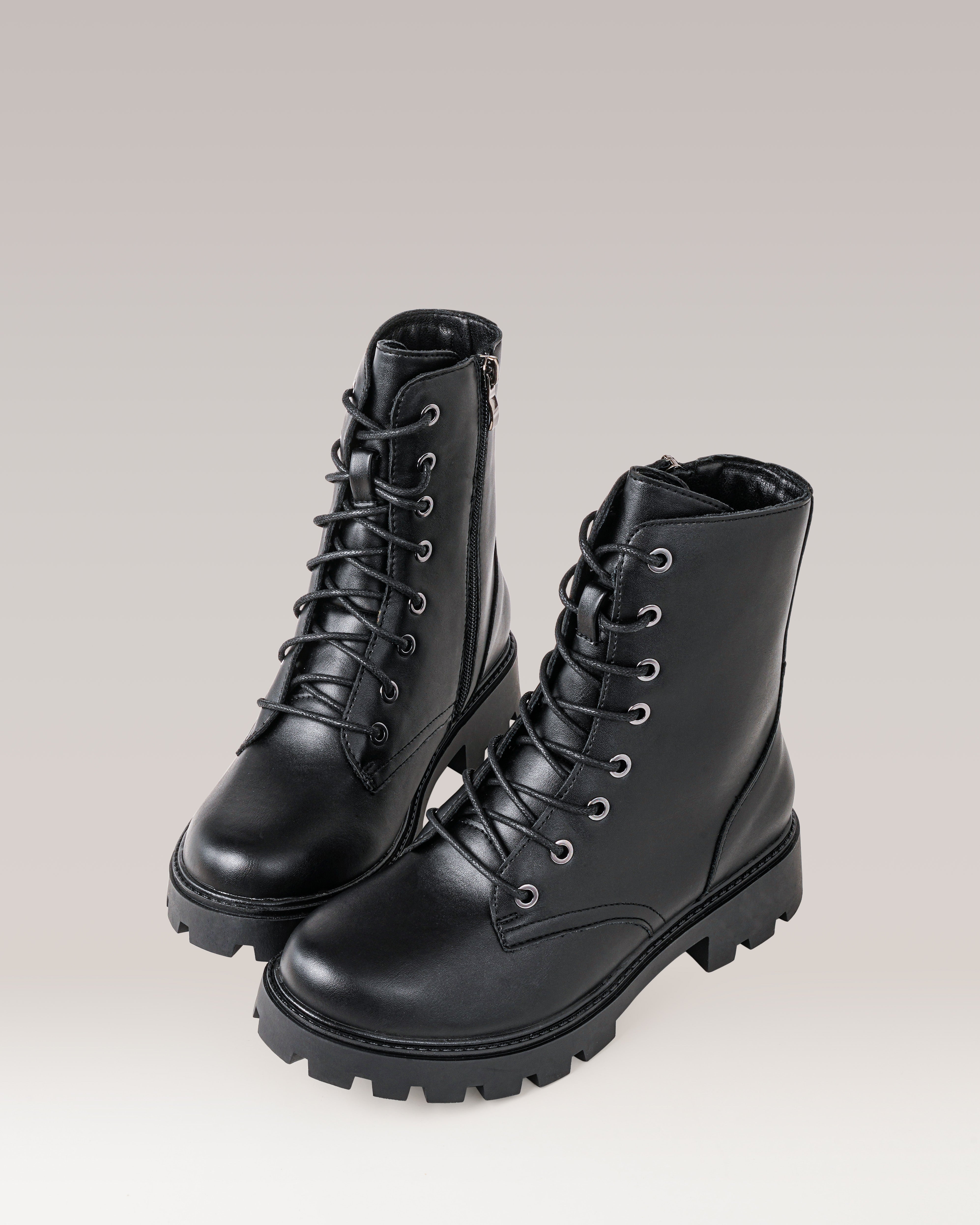 Botas Militares con Plataforma - NYRA