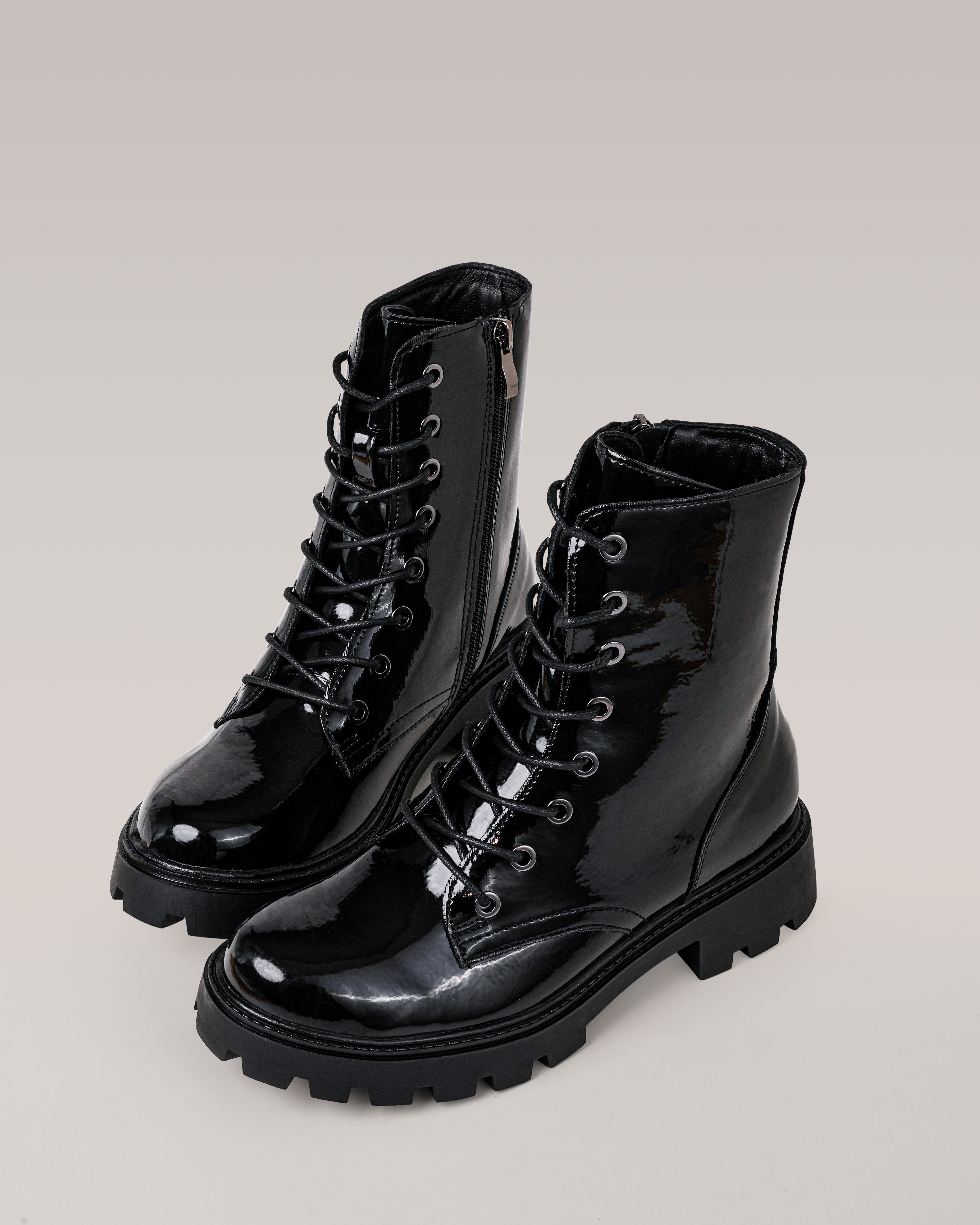 Botas Militares con Plataforma - NYRAGLOW